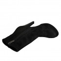 Stivaletto da donna con cerniera e plateau in camoscio nero con tacco 11 - Misure disponibili: 32, 42