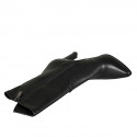 Stivaletto a punta alto da donna con cerniera in pelle nera tacco 10 - Misure disponibili: 31
