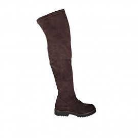 Woman's over-the-knee boot...