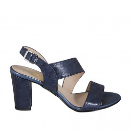 Woman's sandal in blue...