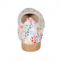 Woman's ballerina shoe in multicolored printed suede heel 2 - Available sizes:  32