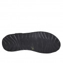 Sandalo da uomo in pelle nera - Misure disponibili: 46, 47, 49, 50, 51, 54