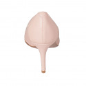 Escarpin à bout pointu pour femmes en cuir rose talon 7 - Pointures disponibles:  42