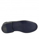 Mocasin elegante para hombre en piel negra - Tallas disponibles:  47, 50