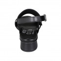 Sandale pour femmes en cuir noir talon 4 - Pointures disponibles:  32, 45