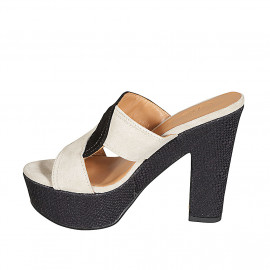 Woman's mules in black and... 2