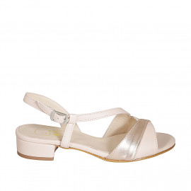 Woman's sandal in rose and...