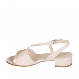 Woman's sandal in rose and... 2