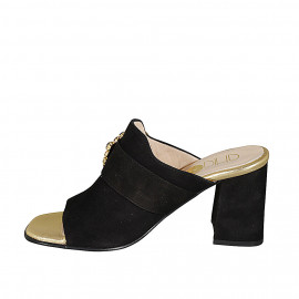 Woman's mules in black... 2