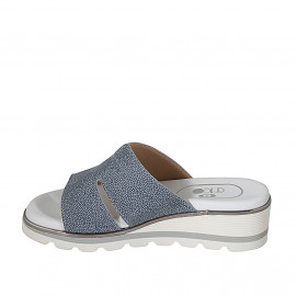 Woman's mule in light blue... 2