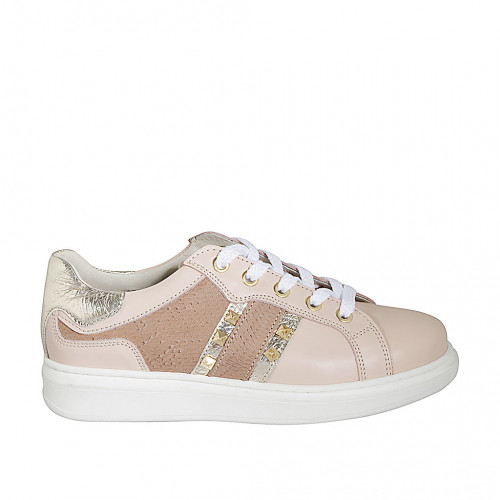 Damenschnürschuh mit abnehmbarer...