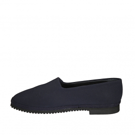 Mocassin frioulanes pour femmes en tissu elastique belu foncé talon 2 - Pointures disponibles:  33, 34, 35, 42 2