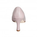 Decolté a punta da donna in vernice rosa tacco 8 - Misure disponibili: 32, 42, 43, 44