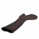 Bottes pour femmes en tissu elastique marron talon 5 - Pointures disponibles:  33, 34, 35, 42, 43, 44