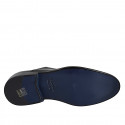 Scarpa oxford elegante stringata da uomo in pelle abrasivata nera - Misure disponibili: 37, 51, 52