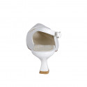 Slingback à bout pointu pour femmes en cuir blanc talon 5 - Pointures disponibles:  35, 46