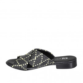 Woman's mule in black,... 2