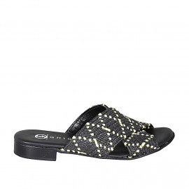 Woman's mule in black,...