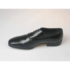 Zapato oxford elegante con cordones para hombre en piel negra - Tallas disponibles:  52 2