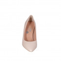 Decolté a punta da donna in pelle nude tacco 7 - Misure disponibili: 31, 43, 44