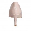 Escarpin de femmes en cuir verni nue talon 7 - Pointures disponibles:  31, 42, 43, 44, 45