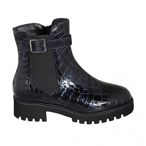 Damenstiefelette mit abnehmbarer...