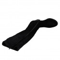 Stivale alto al ginocchio da donna in camoscio ed elasticizzato nero tacco 7 - Misure disponibili: 32, 33, 42, 44, 45