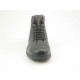 Anklehigh sportshoe for men with laces in black leather - Available sizes:  46