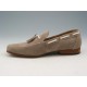 Mocassin avec glands pour hommes en daim beige sable - Pointures disponibles:  52
