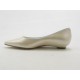 Pointy pump in pearly ivory leather heel 2 - Available sizes:  31