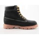 Bottine avec lacets pour hommes en cuir noir - Pointures disponibles:  47