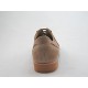 Men's sports shoe with laces in beige suede and cognac leather - Available sizes:  36, 49, 50