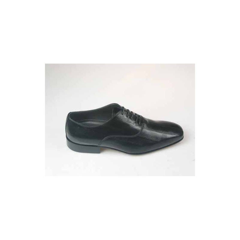 Scarpa oxford stringata elegante da uomo in pelle nera - Misure disponibili: 52