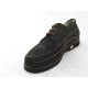 Chaussure à lacets pour hommes en cuir nubuck noir - Pointures disponibles:  50