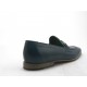 Mocassino da uomo con morsetto in pelle blu - Misure disponibili: 38