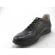 Scarpa sportiva stringata da uomo in pelle nera - Misure disponibili: 37