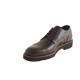 Zapatos con cordones y puntera para hombre en piel marrón - Tallas disponibles:  46, 51