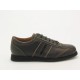 Men's sportshoe with laces in brown leather - Available sizes:  36