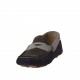 Mocassin pour hommes en daim gris, bleu foncé et bleu clair - Pointures disponibles:  36, 37