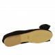 Bailarina para mujer en gamuza negra con moño tacon 1 - Tallas disponibles:  32