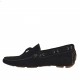 Mocassin pour hommes avec lacets en daim noir - Pointures disponibles:  52