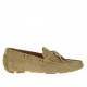 Mocassino da uomo con lacci in camoscio beige - Misure disponibili: 52