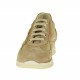 Scarpa da uomo stringata sportiva in camoscio e tessuto beige -  