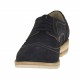 Chaussure derby sportif à lacets avec bout Brogue pour hommes en daim bleu foncé - Pointures disponibles:  46