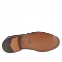 Mocassino classico da uomo in pelle color cuoio - Misure disponibili: 46, 47