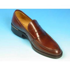 Mocasino elegante para hombre en piel marron - Tallas disponibles:  50, 54 2