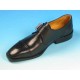 Scarpa elegante con fibbia e puntale floreale da uomo in pelle nera - Misure disponibili: 52, 53, 54