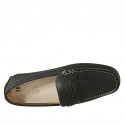 Mocassino da uomo in pelle nera - Misure disponibili: 37, 47