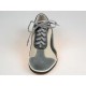 Scarpa sportiva stringata da uomo in camoscio grigio e beige e pelle blu - Misure disponibili: 36