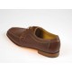Zapato con cordones para hombre en piel marron - Tallas disponibles:  52